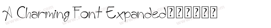 A Charming Font Expanded字体转换